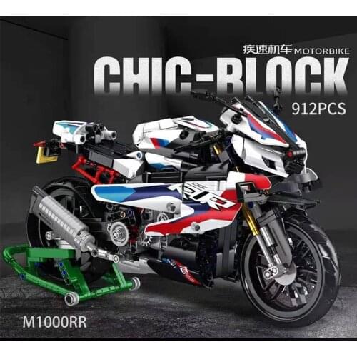 MOC City Climbing motorcycle 611pcs High-tech Creator DIY Model Building Blocks Bricks educational Toys For Kids birthday Gifts