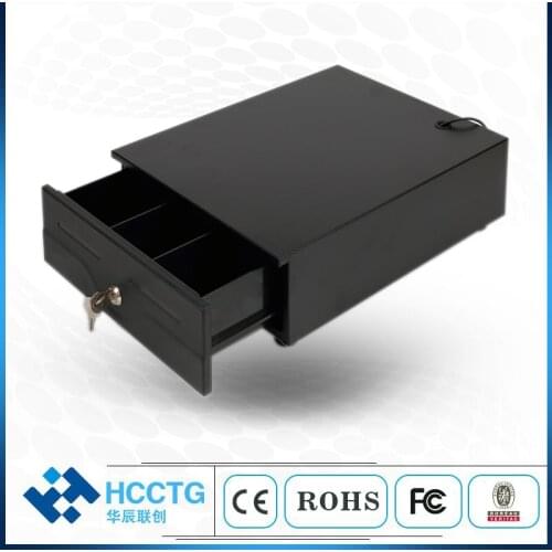HS240 Cash Register POS Drawer 3 Bill Tray 3 Coin Tray with RJ11/RJ12 Interface