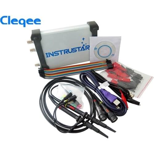 ISDS205X Virtual PC USB oscilloscope DDS signal and logic analyzer 2CH 20 MHz bandwidth 48MSa / s 8bit ADC FFT analyzer