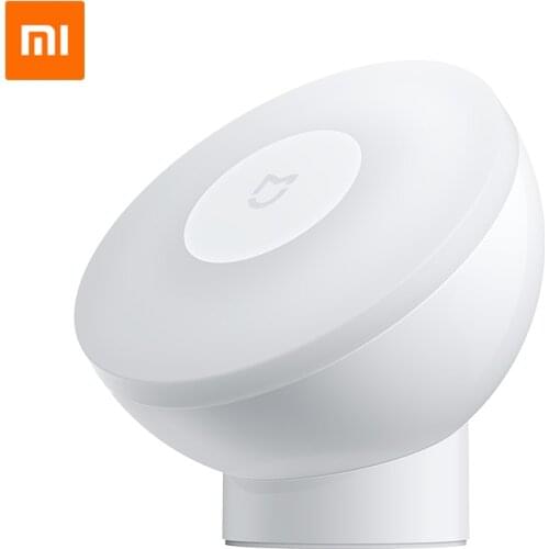 Xiaomi Mijia Night Light 2 Bluetooth Version Magnetic Attraction Night Lamp 360 Rotating Adjustable Infrared Body Sensor