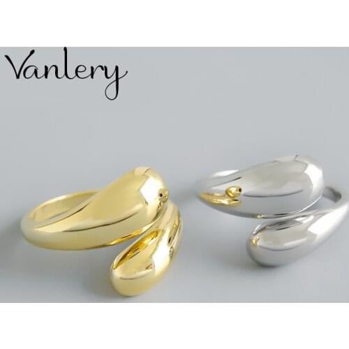 New Trendy Personality Punk Beads Ball Rings For Women Lady Resizable Size Rings Party Jewelry Charm Gifts