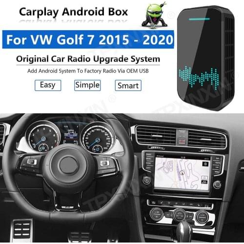 Upgrade Radio Carplay Android Auto Audio For VW Golf 7 2015-2020 Apple Wireless AI Box Car Multimedia Player GPS Navi unit