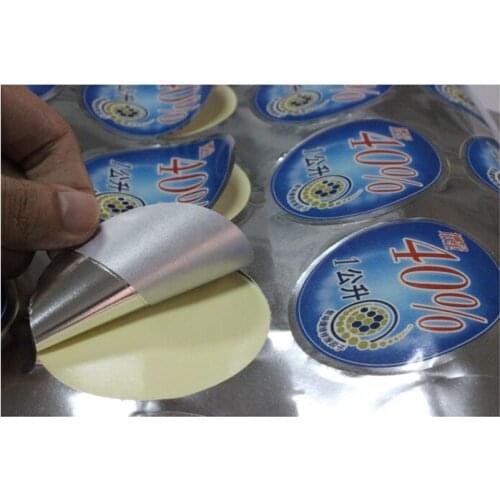 High quality made in china sticker custom printed transparent clear vinyl sticker