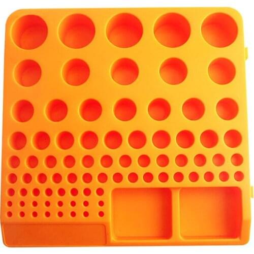 Plastic box endmill drill bit storage box inserts Collecting Box for CNC tools collecting