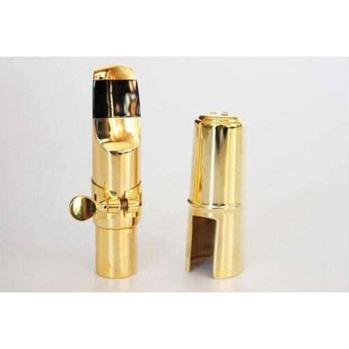 Professional Tenor Soprano Alto Saxophone Metal Mouthpiece Gold Lacquer Mouthpiece Sax MouthPiece 56789