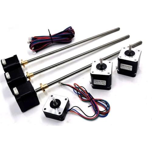 Funssor VORON Trident 3D printer Stepper Motors kit 300mm Integrated Lead Screw T8x8 NEMA17 Stepper Motor