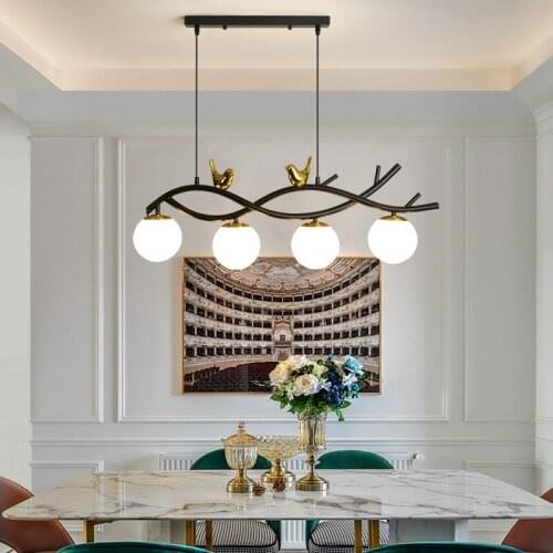 Modern led stone nordic lamp lustre pendente e27 pendant light kitchen fixtures lumiere kitchen dining bar dining room light