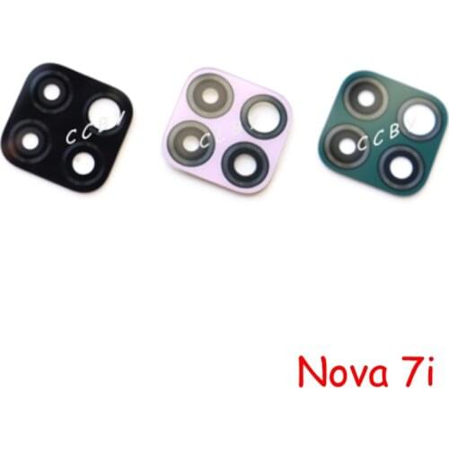 10pcs Rear Back Camera Glass Lens Cover For Huawei Nova 7i With Ahesive Sticker Replacement Parts