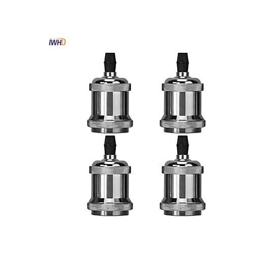 IWHD DIY Portalampada Vintage Edison E27 Lamp Holder Base Loft Industrial Style Douille Soquete E27 Socket Bulb holder