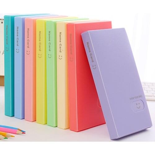High Quality 120 Pockets Business Card Book ID Credit Holder Name Card Picture Photo Album Collection Storage Case Keeper