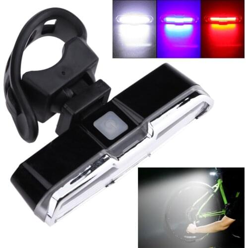 LED Bicycle Taillight 15LM Bike Rear Tail Safety Warning Taillight 500mAh MTB Bicycle Rear Safety Warning Lamp Bike Accessories