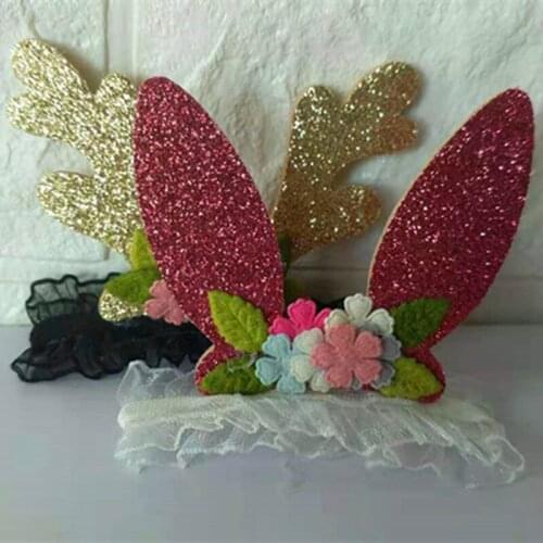 2019 New Pet Dog Cat Hair Dog Hairpin Handmade Boutique Gift Christmas antlers sequined rabbit ears Jewelry Accessories