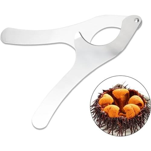 Sea Urchin Clip Cutter Stainless Steel Echinus Tong Opening Tool Cutting Knifes Kitchen Professional Seafood Tools Dropshipping