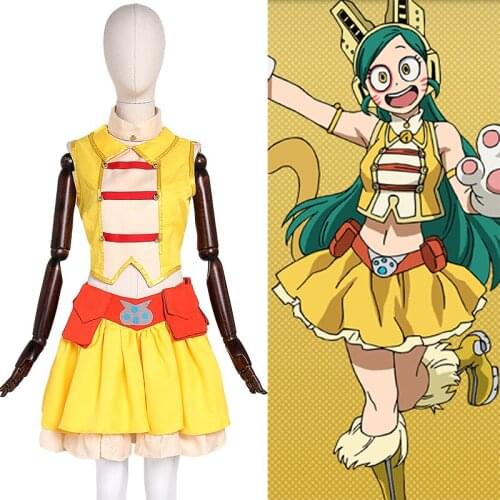 High quality My Hero Academia Boku No Hero Academia Pussy Cat Yellow Pussycat Cosplay Costume Halloween costume for women