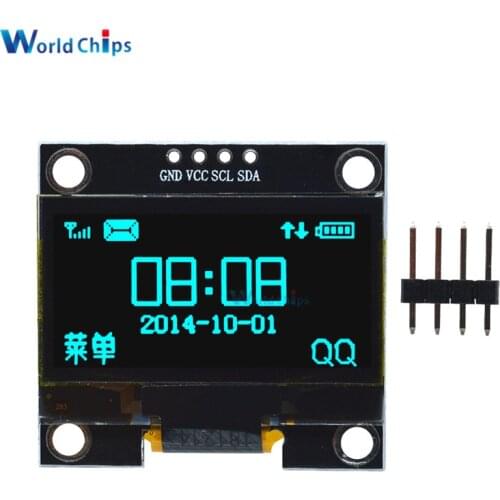 1.3 inch 1.3" IIC I2C Serial 128x64 OLED LCD Display Blue Screen Module SSH1106 Driver IC For Arduino 3.3-5V