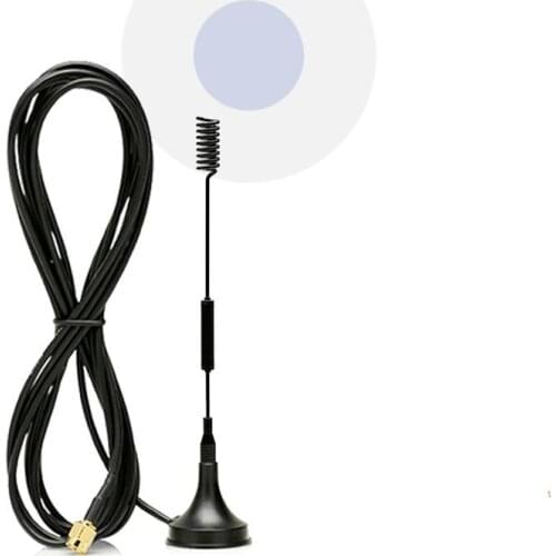 1PC 433Mhz antenna 8dbi small sucker base OMNI SMA male connector 16cm radio aerial NEW wholesale