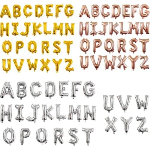 16 inch Letter A to Z Alphabet Foil Letter Balloons Birthday Party Wedding Decoration event & party supplies birthday balloons