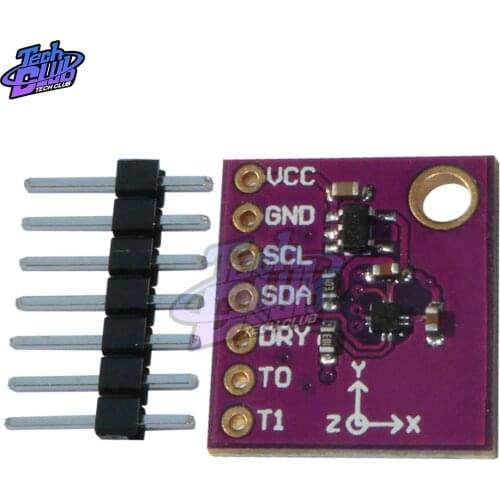 HSCDTD008A 3-Axis Magnetometer Three Axis Compass Magnetic Sensor Module 3.3V-5V Micro Tesla LSB Replace HMC5883L for Arduino