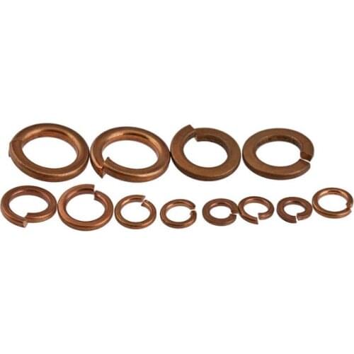4pcs M3 M4 M5 M6 M8 M10 M12 copper spring pad Spring washer Bronze spring washers