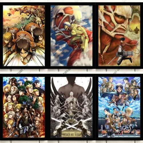 5D Diamond Painting Anime Attack on Titan Diamond Embroidery Full Square/Round Cross Stitch Kits DIY Mosaic Home Decoration