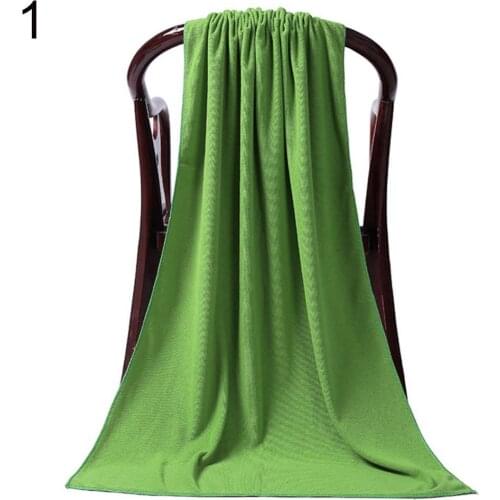 60% Hot Sale 80 x 180Cm Super Large Beach Towel Microfiber Shower Absorbent Bath Towel Quick-Drying Sports Bath Towel