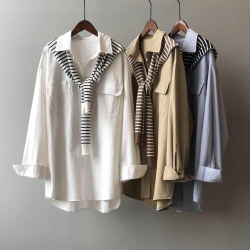 Aliangstory Long Blouses