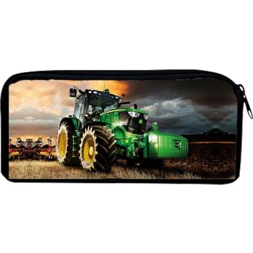 2021 tractor pattern Character Costume Peripheral 3D Digital Fashion and Convenient Student Office Pencil Case Cosmetic Bag