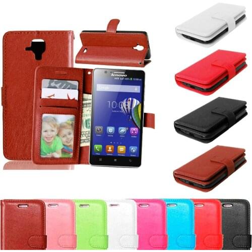 Phone Bag For Lenovo A 536 Skin Wallet Book Style Stand PU Leather Cover Flip Case For Lenovo A536 With Card Holder&Phone Frame