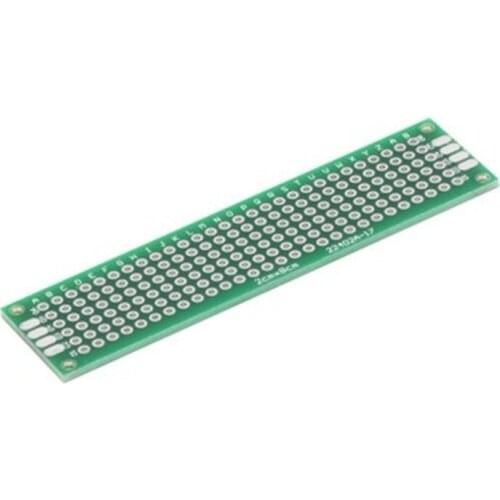 50pcs 2x8 cm double Side Copper prototype pcb 2*8 panel Universal Board for Arduino