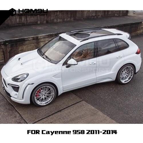 FD style kit Suitable For 2011-2014 958 Porsche Cayenne Full Body Kit Front Bumper Rear Bumper Side Skirts Fender Flares