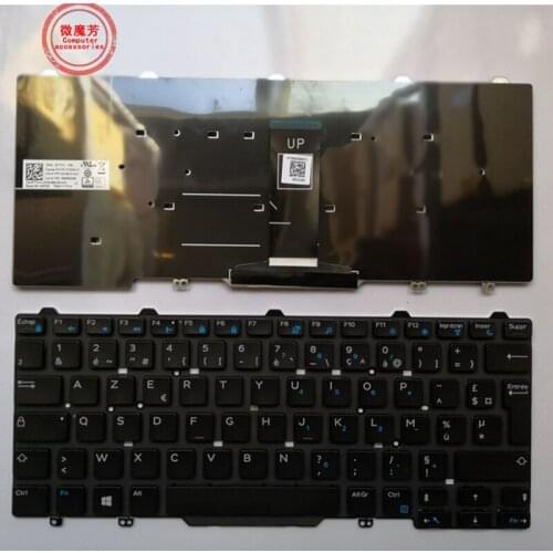 French FR Laptop Keyboard for Dell Latitude 3340 E3340 7350 5450 7450 3350