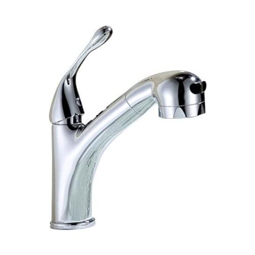 Copper Kitchen Faucet Pipe Pull Way Outlet Pipe Tap Basin Plumbing Hardware Brass Sink Faucet Mixer With Thermostat