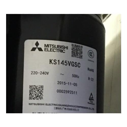 Mitsubishi rotary ac compressor KS145VGSC for air conditioner parts