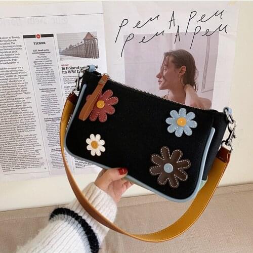 New Fashion Canvas Bags For Women 2020 Small Shoulder Messenger Bag Female Luxury Handbags and Purses Sac A Main Femme