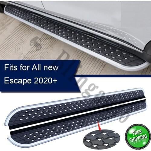 Fits for F.ord All New Escape 2020+ 2Pcs left right running board side steps nerf bar car pedal side stairs