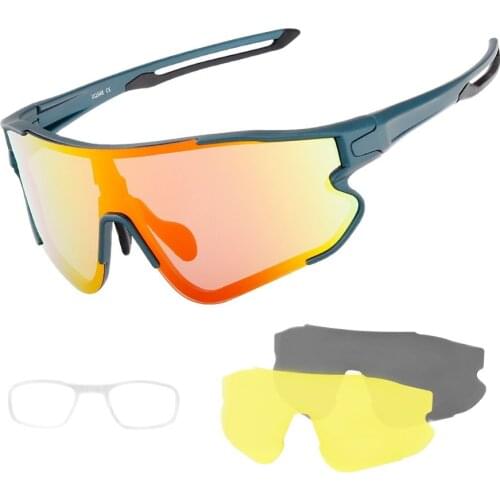 Bicycle Riding Polarized Glasses Replaceable Anti-Ultraviolet Outdoor Sports Sunglasses Myopia Mens Womens Cycling Eyewear