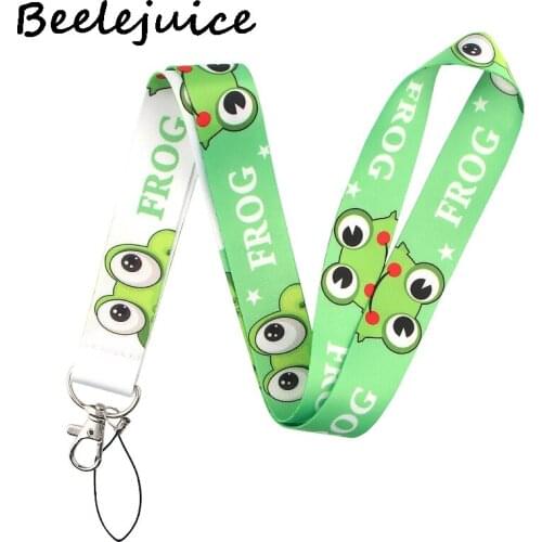 Cartoon frog Classical Style Lanyard Phone Working Badge Holder Neck Straps With Phone Hang Ropes webbings ribbons