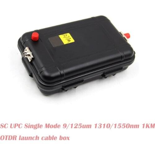 SC-SC SM 9/125um 1310/1550nm 1km OTDR launch cable box,test extension box fiber extension cable OTDR pseudofiber time domain ref