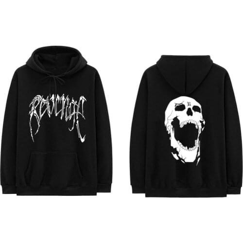 New Fashion Revenge Hoodies Sweatshirts Man Women Xxxtentacion Brand Hooded Tops Dragon Bone Skeleton Swag Print Hip Hop Hoody