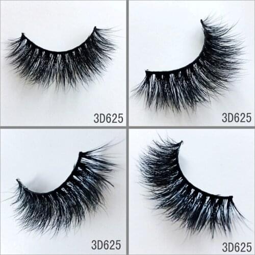IN USA Mink Lashes Wholesale Eyelashes Bulk 50 Pairs Soft Fluffy Messy Natural Mink Lashes Makeup Mink Eyelashes