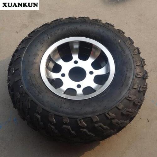 XUANKUN Karting Beach Car Motorcycle Tires Before 23 * 7-10 Inch After 22 * 10-10 Inch Aluminum Wheel Tires