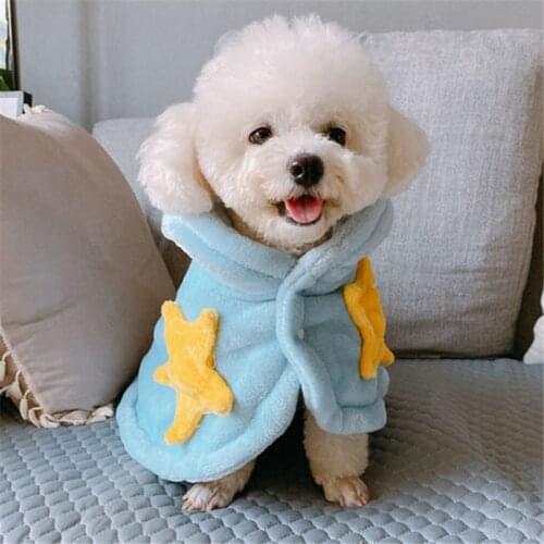 Winter Dog Quilt Soft Warm Pet Cat Dog Blanket Yorkshire Bichon Poodle Pomeranian Schnauzer Corgi Pet Cloak Dog Nightgown Coat