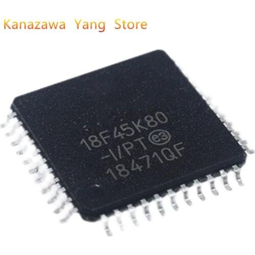 10 Pcs 20 Pcs/Lot Brand New PIC18F45K80-I/PT Silk Screen 18F45K80-I/PT TQFP-44 Processor Microcontroller In Stock Best Quality