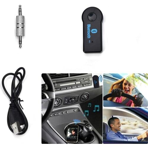3.5mm Universal Car Bluetooth V3.0 Audio Music Receiver Adapter Auto AUX Streaming A2DP Kit for Speaker Headphone