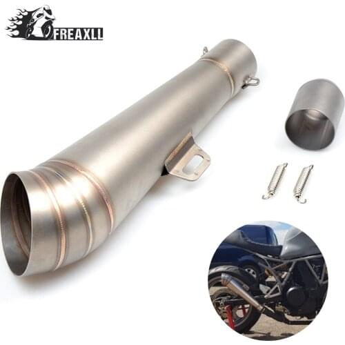 36MM-51MMUniversal Motorcycle Abrasive exhaust escape With db killer Modified Scooter Exhaust Pipe Muffle For YAMAHA BMW Suzuki