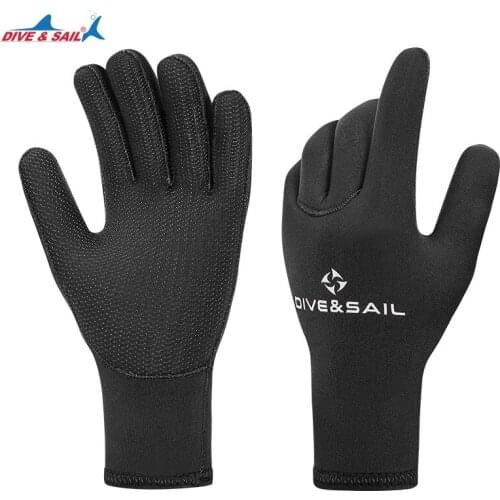 5MM Scuba Neoprene Adult Elastic Warm Snorkeling Diving Wetsuit Gloves Non-slip For Surf Hunting Kayaking Watersports Swim Glove
