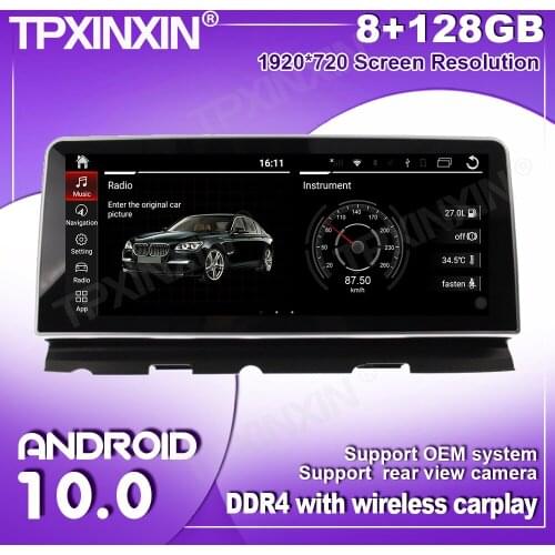 12.3inch Android 10 8+128G For BMW 7 Series 2009-2015 Car GPS Navigation Headunit Auto Stereo Radio Tape Recorder Multimedia