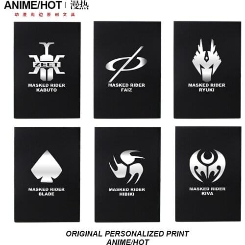 Anime Kamen Rider Build Ex-Aid Decade Notebook Jotter Student Note Pad Home Book School Supplies Weekly Planner Cosplay Prop