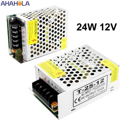 Switching Power Supply 12v 2a 24w Smps 12 v AC-DC 220v to 12v Power Supply Transformer Source Power Supply 12 v Unit