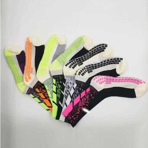 Quality Professional Anti-Slip Grip Soccer Socks Men Running Rubber Non-slip Football Sock Women Cycling Basketball Sport Socks
